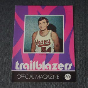 Vintage 1970-1971 Trailblazers Official Magazine